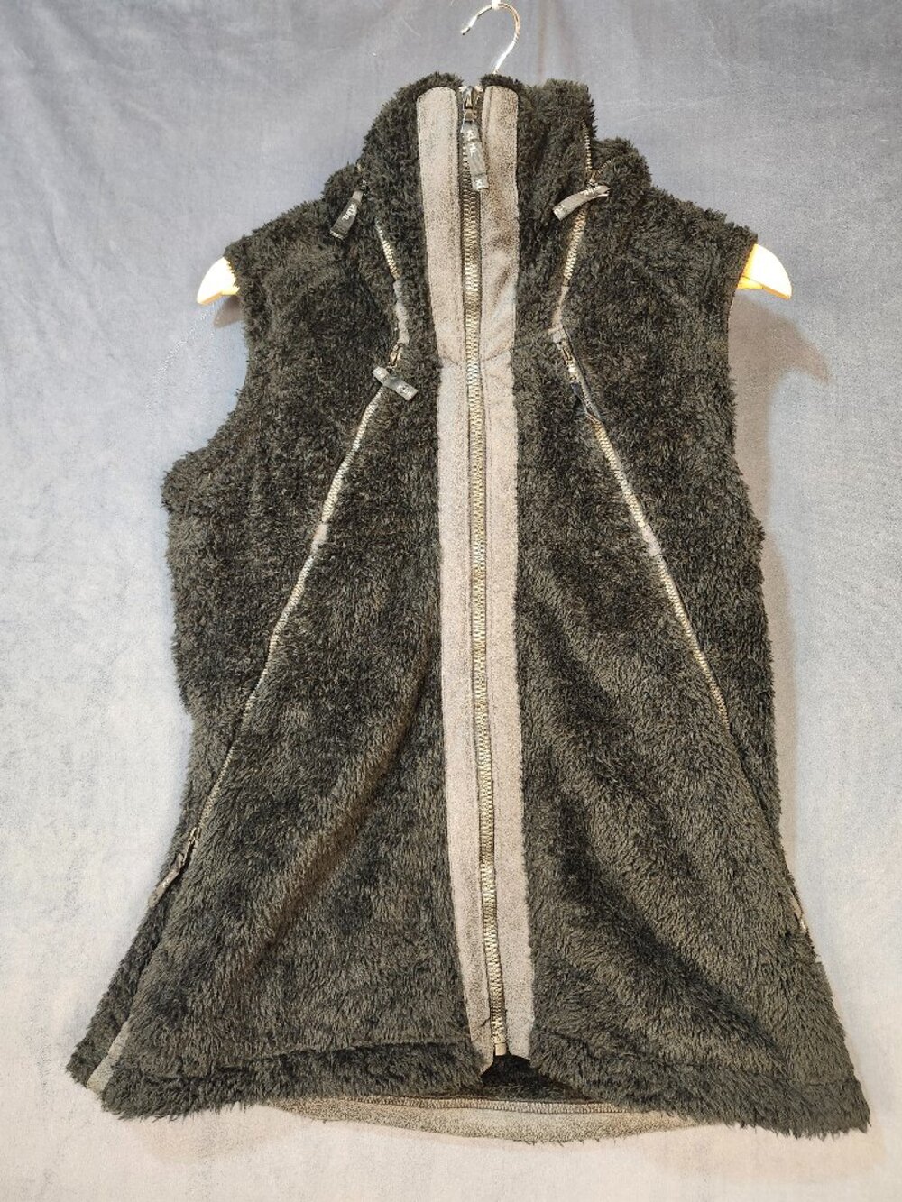 Kuhl Flight Black High Pile Fleece Vest Size Large